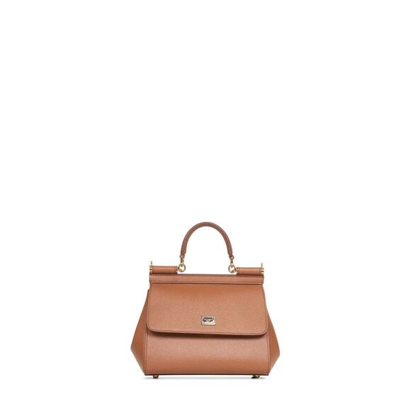 DOLCE & GABBANA Handbags - Dolce & Gabbana Women Medium Sicily Handbag In Camel
